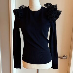 APPARALEL Armitage Top - Deep Indigo Navy Size Small